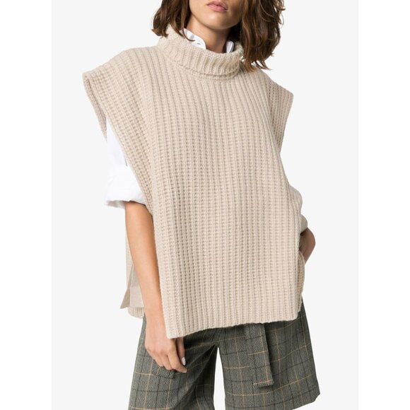 See By‎ Chloe Women's Turtleneck Tied Apron Sweater Wool Blend Knitted Sz XS - Picture 1 of 7